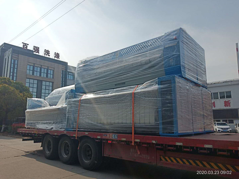 喜報(bào)！國內(nèi)疫情得到有效控制 百強(qiáng)洗滌設(shè)備連續(xù)三天發(fā)貨